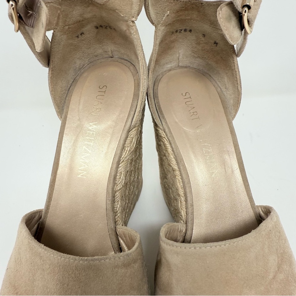 Stuart Weitzman Sohojute Wedge Sandal Sz US 9 - Picture 11 of 14